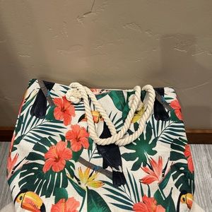 Toucan Canvas Tote